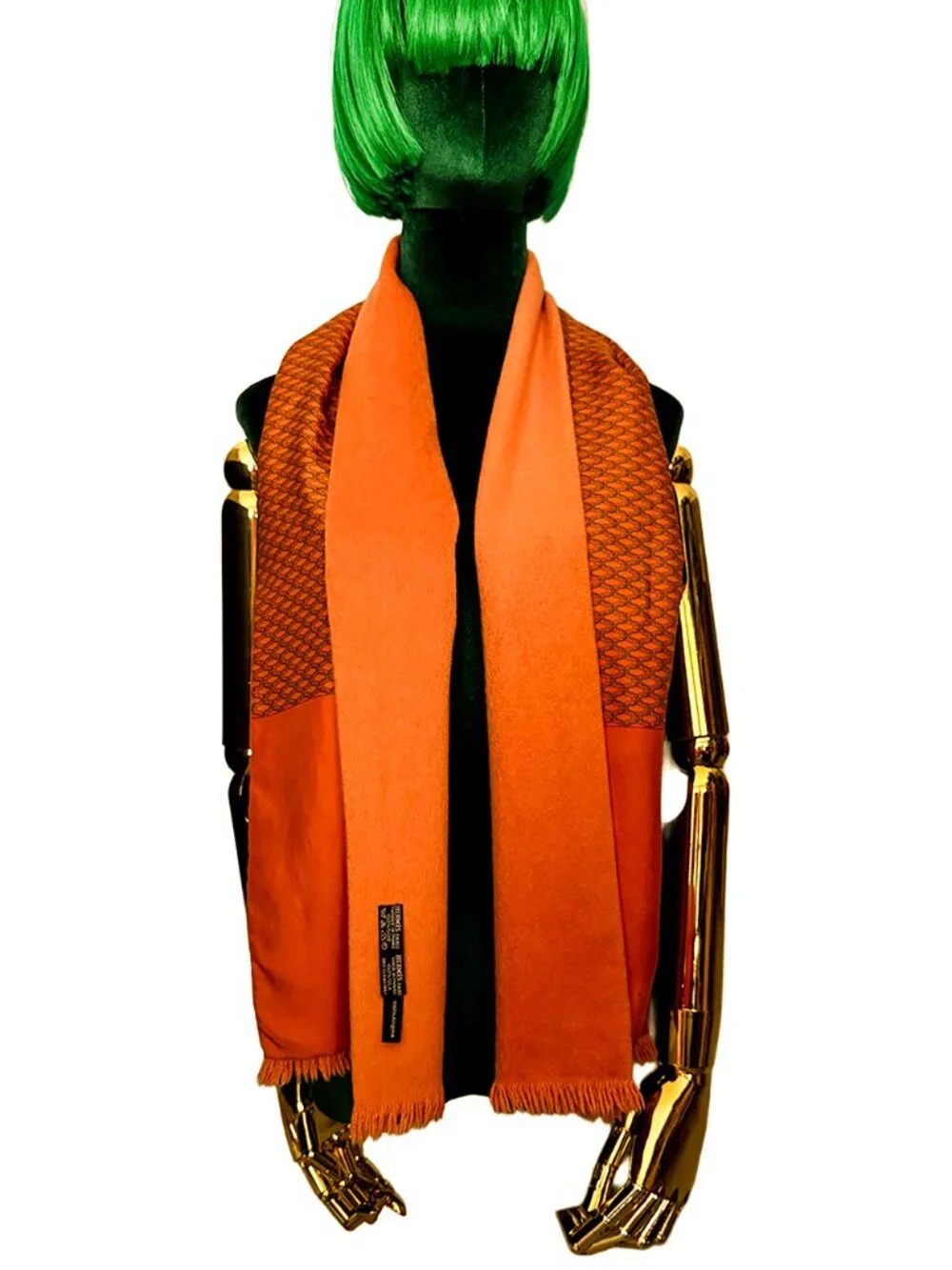 Hermès Long Scarf Angora and Silk